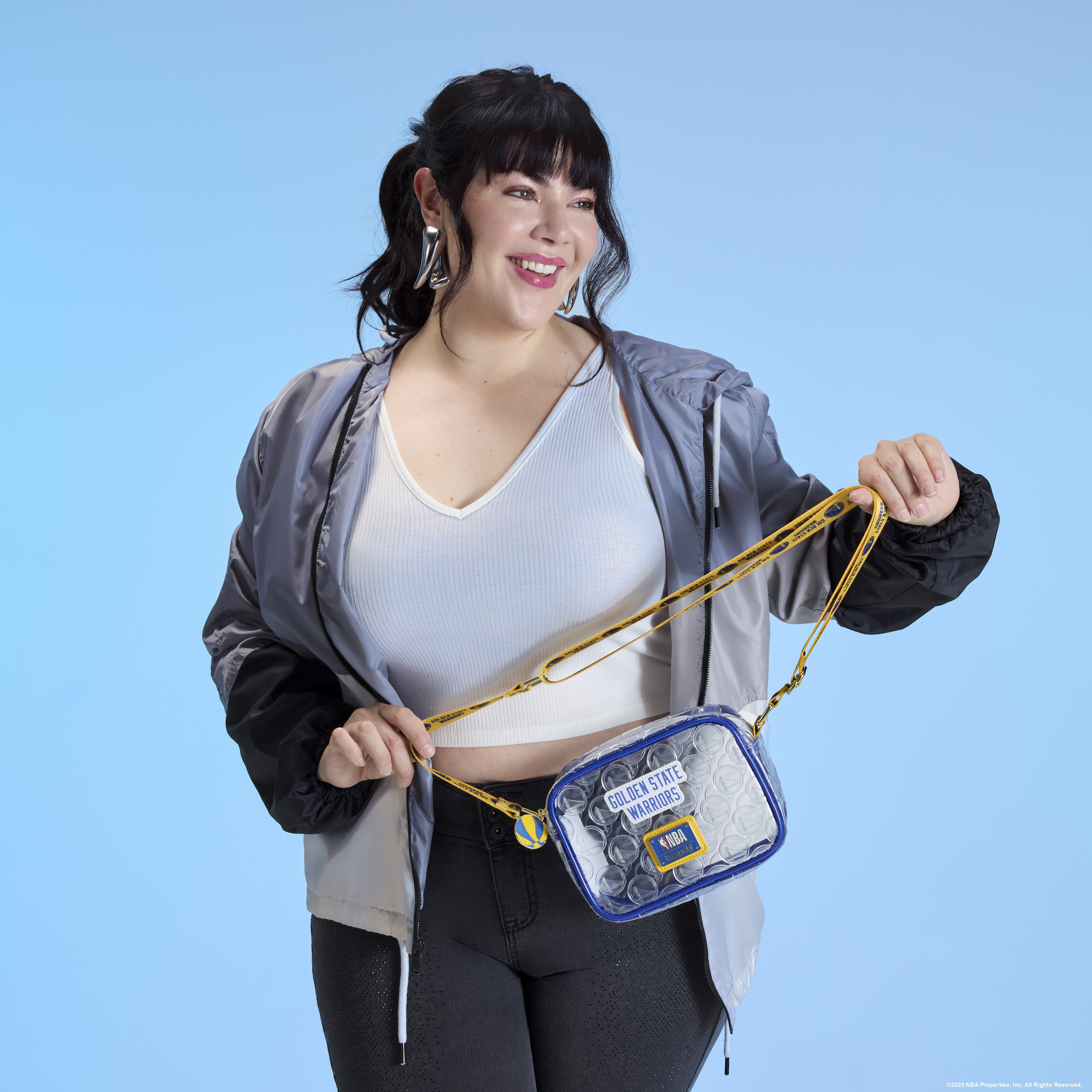 NBA Golden State Warriors Clear Crossbody Stadium Bag | Loungefly